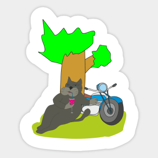 On vacation Sticker